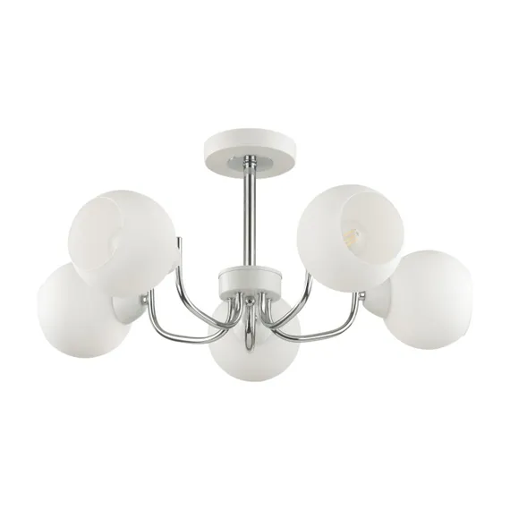 5641/5C COMFI LN23 белый, хром Люстра потолочная E27 5*60W 220V BLISS