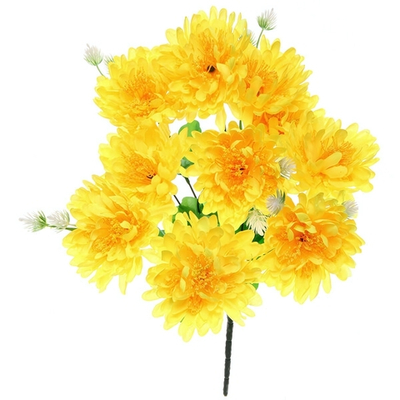 Искусственные цветы «Весеннее вдохновение» 40см 10цветков желтые