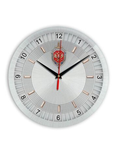 Настенные часы "Эмблема ФСБ 11" Декор для дома, подарок