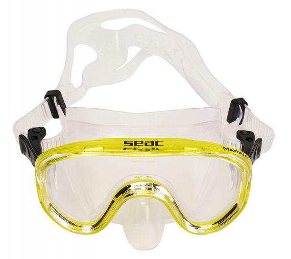 Набор для снорклинга Seac Marina Set маска/трубка желтый