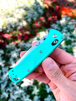 Нож Benchmade 535 Bugout CIVIL MINT (редкий цвет) А+++ - минт рукоять, клинок сатин, фурнитура сатин