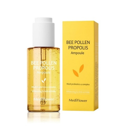 Сыворотка для лица витализирующая с прополисом и пчелиной пыльцой Medi Flower Bee pollen Propolis Ampoule 100мл