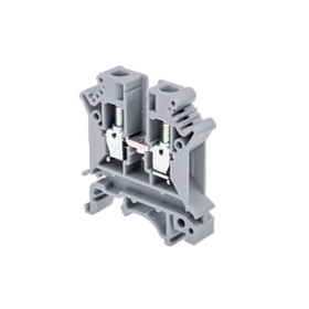 Клемма винтовая проходная, 6 мм2, серая MTU-6 арт.: 54689