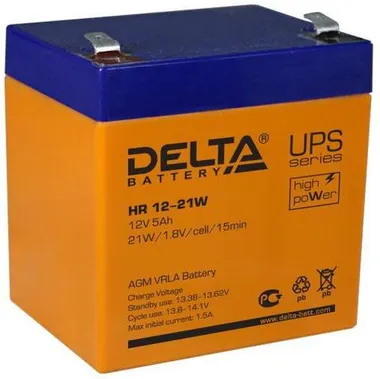 Аккумуляторы Delta HR 12-21 W - изображение 1 Аккумуляторы Delta HR 12-21 W - фото 1
