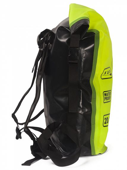 Гермо-рюкзак Sargan ПРО SUP с внешним карманом 20 л желтый