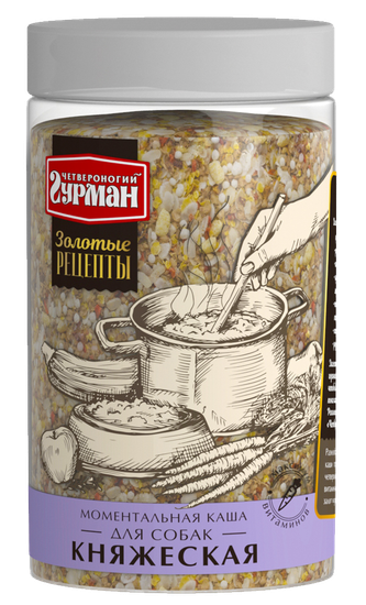 Четвероногий Гурман "Золотые рецепты" моментальная каша для собак Княжеская