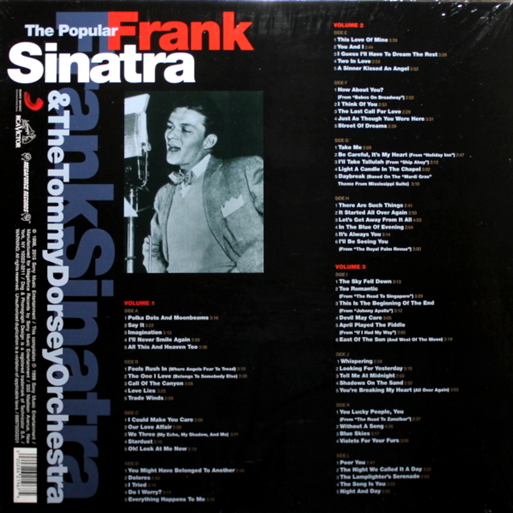 Frank Sinatra & The Tommy Dorsey Orchestra / The Popular Sinatra (Coloured Vinyl)(6LP)