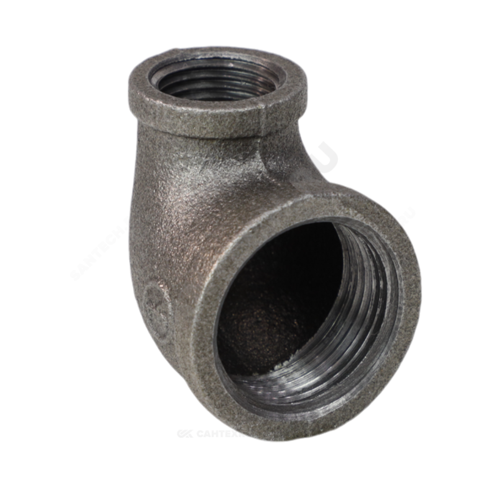 Угольник переходной чугун Ду 25х20 (1"х3/4") ВР/ВР Fittex PLUS