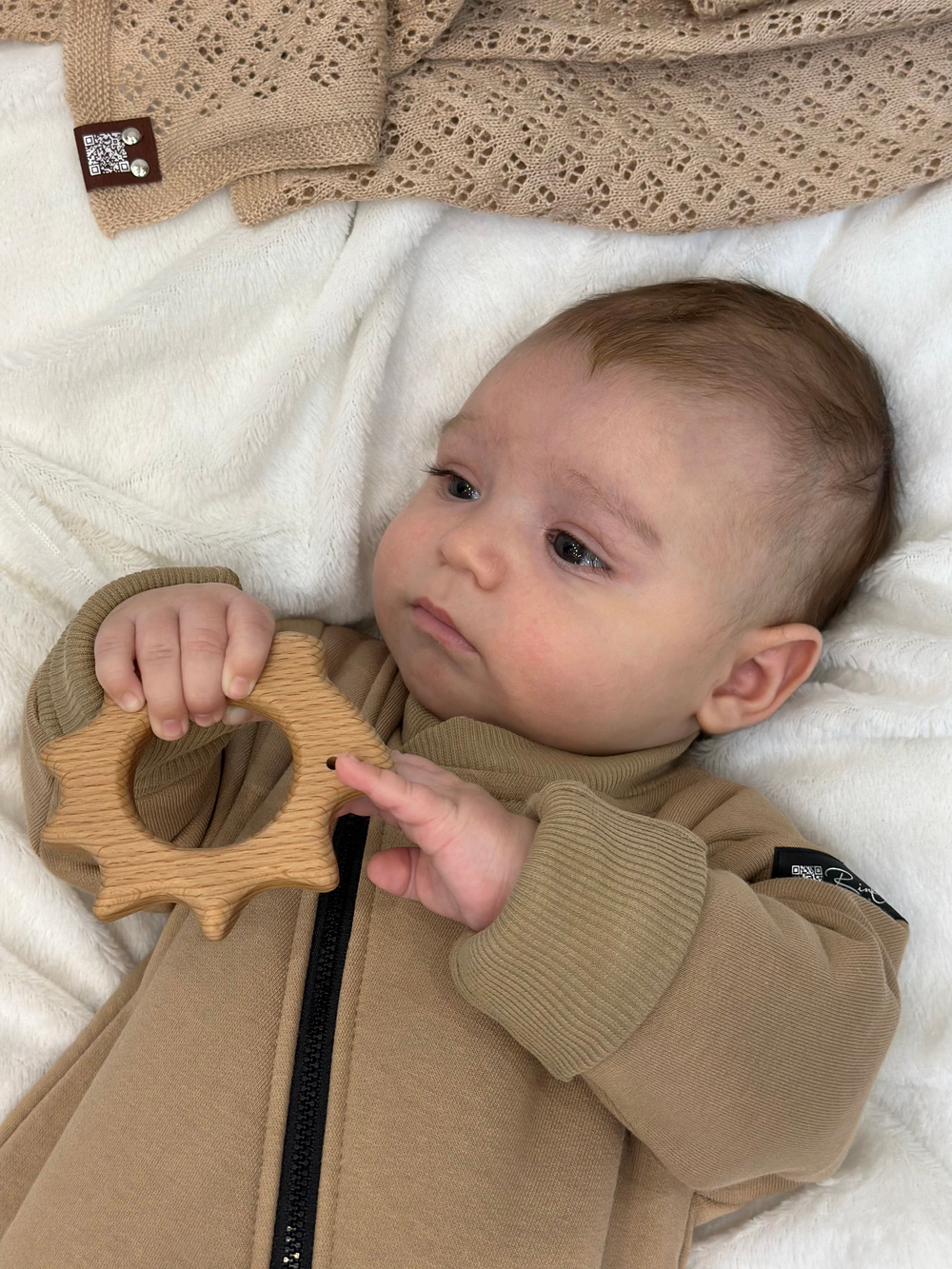 Утеплённый комбинезон-трансформер с начесом Светлый кофе RinaAmari