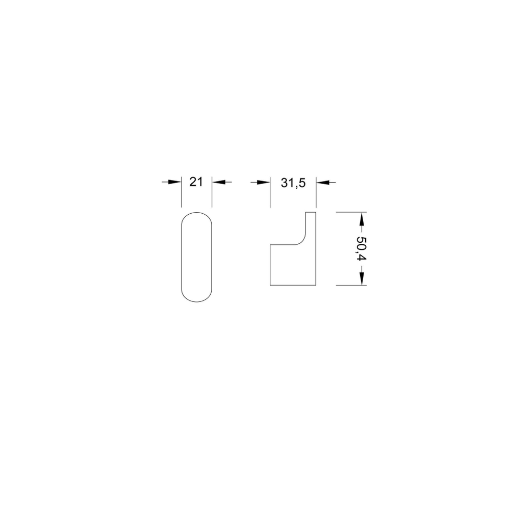 Steinberg Серия 470 Крючок для полотенца, из латуни, хром 470 2400