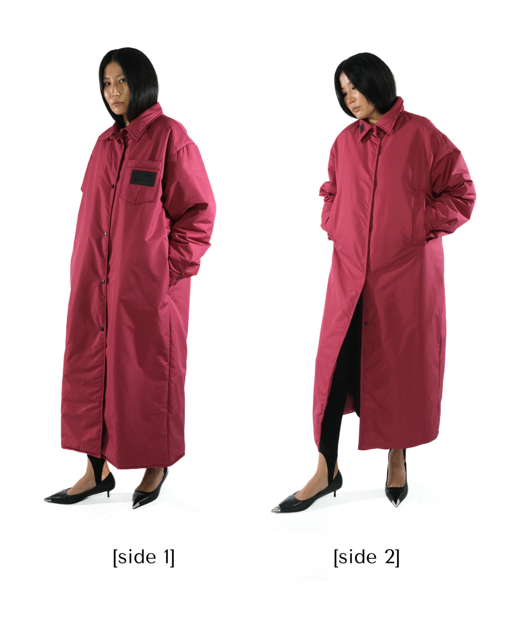 BS (Bomber Shirt) MAXI Wine