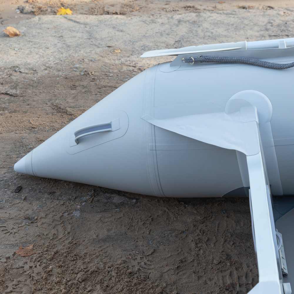 Надувная ПВХ-лодка BADGER Heavy Duty 390 AL, Серый
