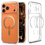 Чехол Spigen Ultra Hybrid Magsafe для iPhone 17 Pro прозрачный/золото