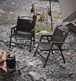 Кресло туристическое Naturehike, складное бежевое, увеличенного размера, нагрузка до 120 кг