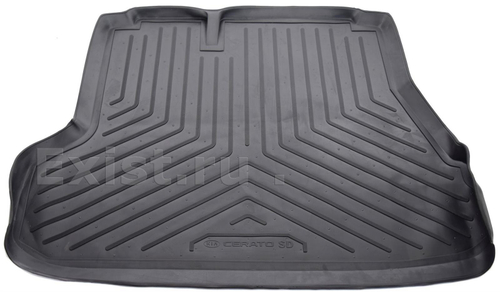 Коврик багажника (Kia) пластик 100720