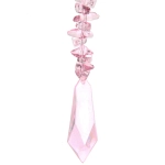 Подвеска «Сказочная льдинка» 21 см, Розовый