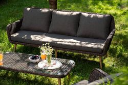 "Прованс" лаунж-зона плетеная из искусственного ротанга, цвет коричневый