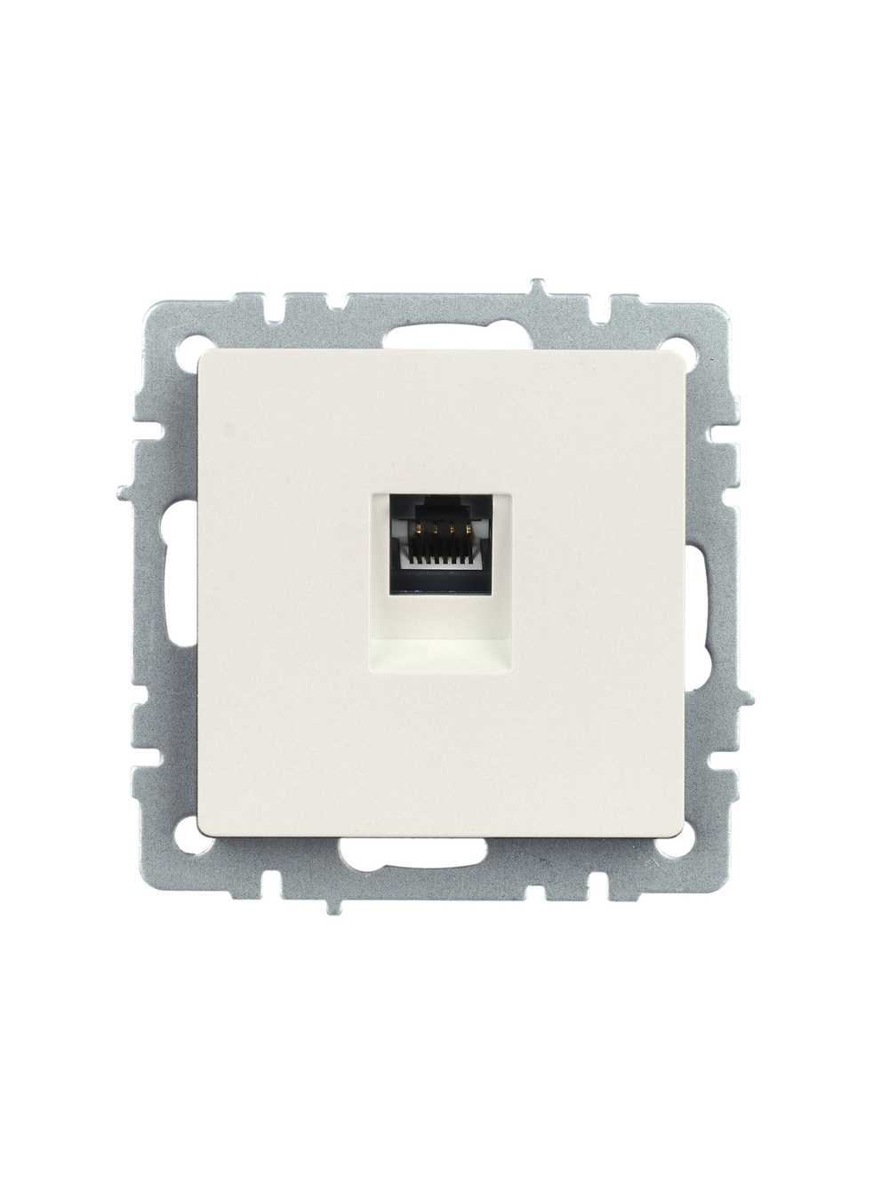 BRITE Розетка компьютерная RJ45 кат.5E РК10-БрЖ жемчуг IEK