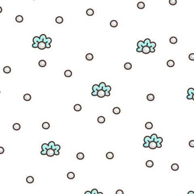 Морской паттерн с ракушками и жемчужинками в милом стиле