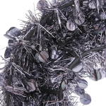 Венок декоративный TINSEL «Изящный блеск» 38 см, Графит