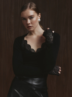 Лонгслив `Муза`, цвет чёрный