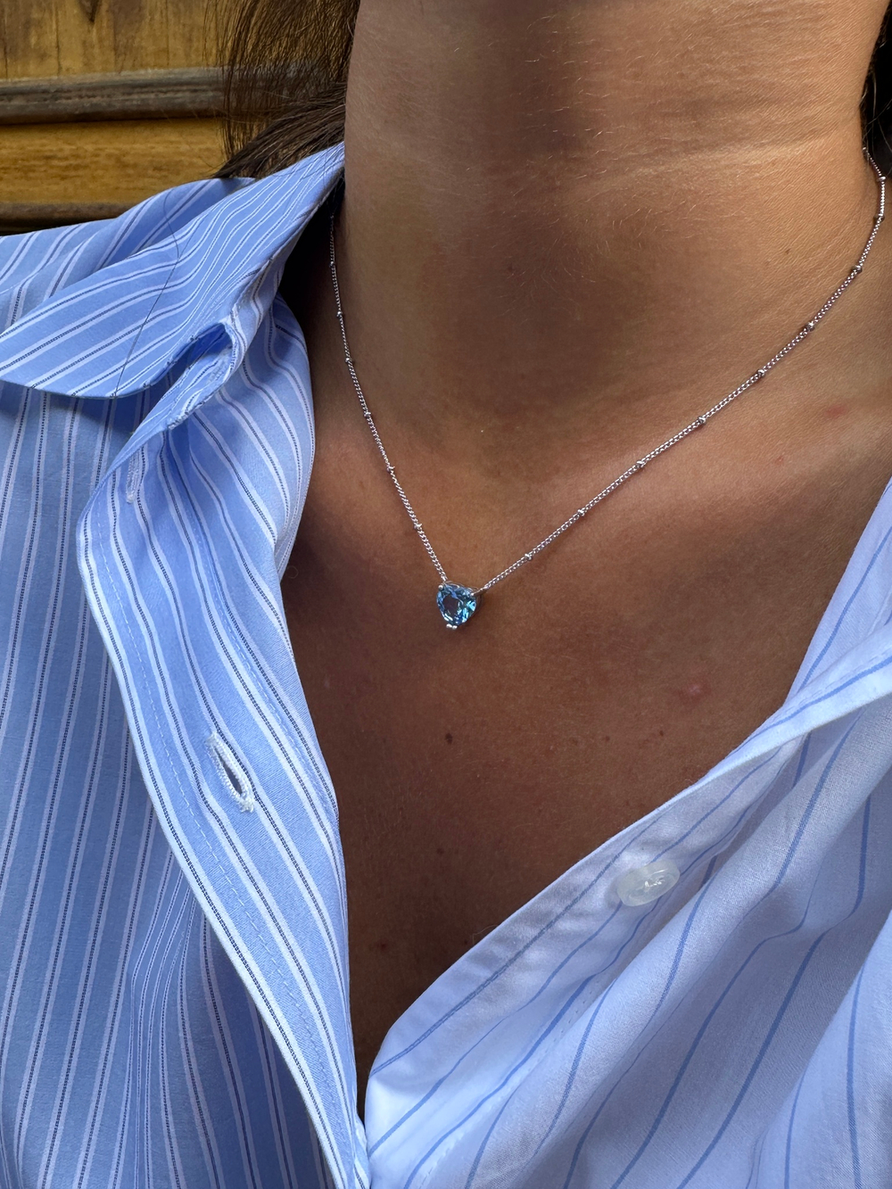 Колье Shine Blue