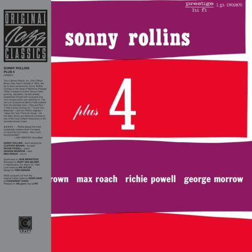 Sonny Rollins - Plus 4 - USA, Craft