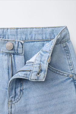 ZARA ШОРТЫ-КАРПЕНТЕР С ЭТИКЕТКОЙ, СИНИЙ