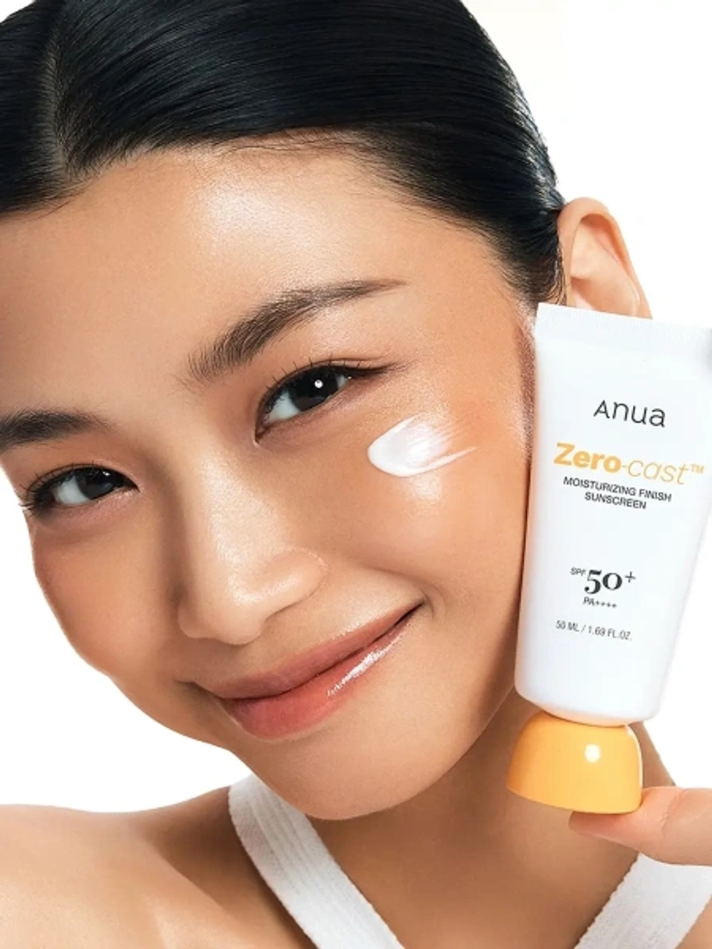 Крем солнцезащитный Anua Zero-Cast Moisturizing Finish Sunscreen SPF50+ 50 мл
