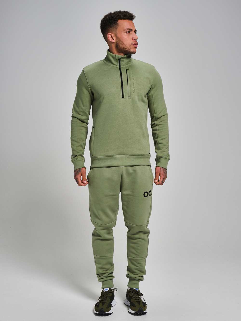 Свитшот с короткой молнией ORIGINAL CREATOR HALF ZIP, Светло-зеленый