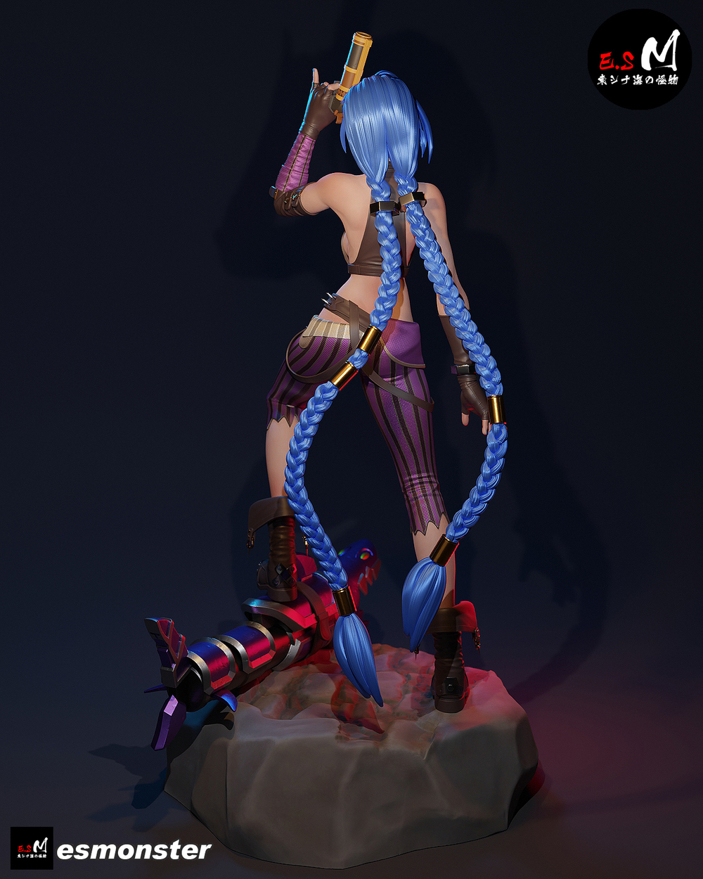 Фигуркаел Джинкс Лига легенд Jinx League of Legends