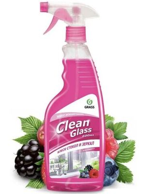 GraSS "Clean Glass" Очиститель стекол (лесные ягоды)  600 мл.