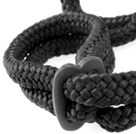 Фиксаторы Silk Rope Love Cuffs в стиле "Японский шелк" черные (Цвет: черный)