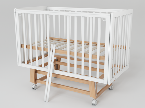 Кроватка детская Incanto Anniken Exclusive (белый/бук) маятник продольный