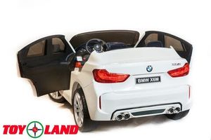 Детский электромобиль Toyland BMW X6M белый
