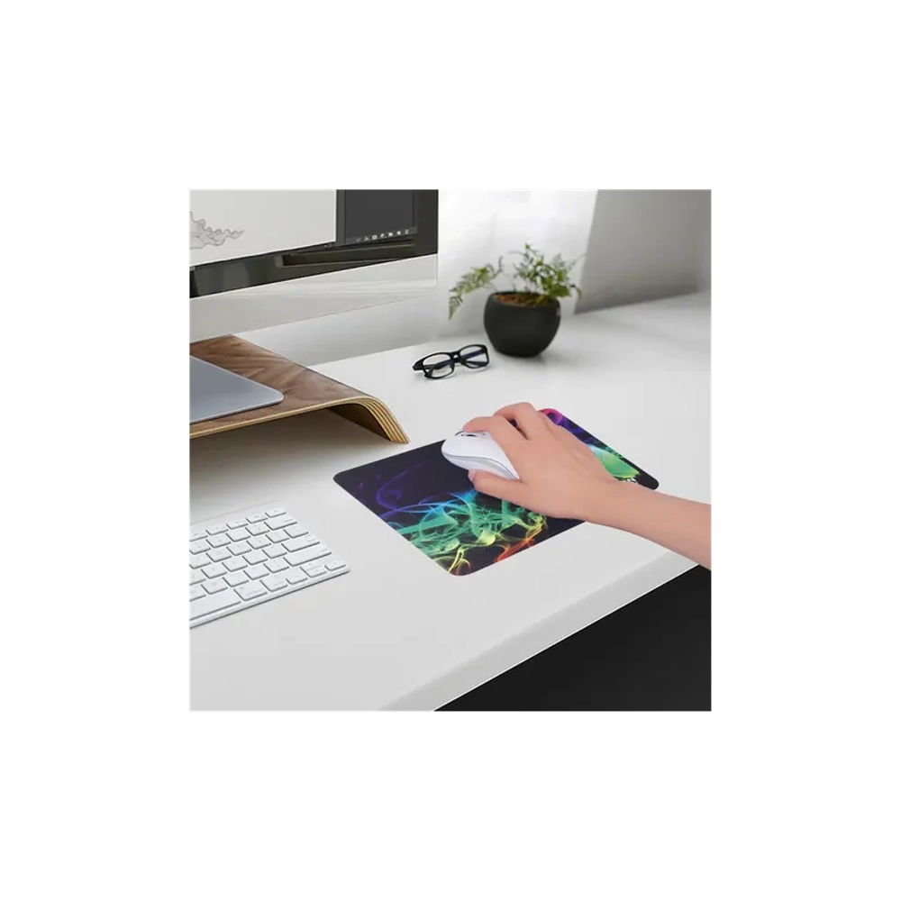 Коврик для мыши SONNEN "SMOKE", резина + ткань, 220х180х3 мм, 513289