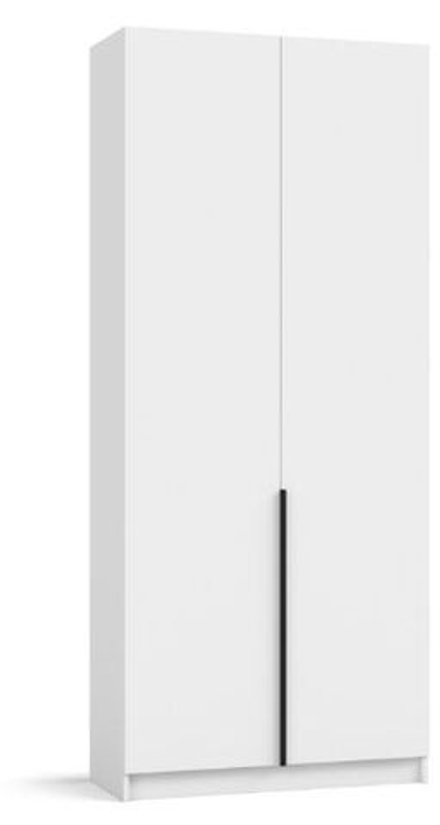 Рим 90 шкаф распашной 2Д+ящики 01 Белый