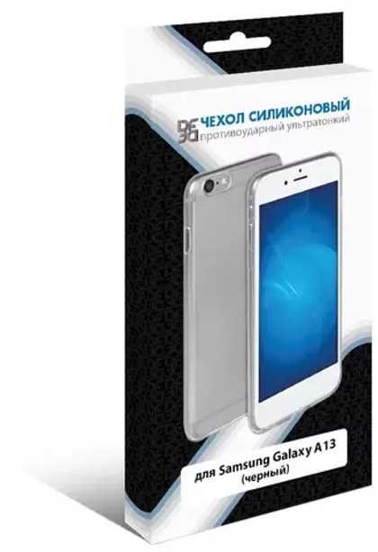 Силиконовый чехол  для Samsung Galaxy A13  black DF
