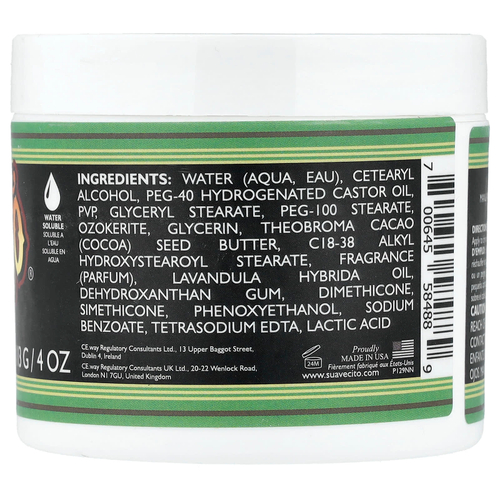 Suavecito, помада, матовая, 114 г (4 унции)