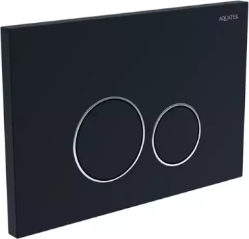 Кнопка смыва Акватек KDI-0000020 черная матовая