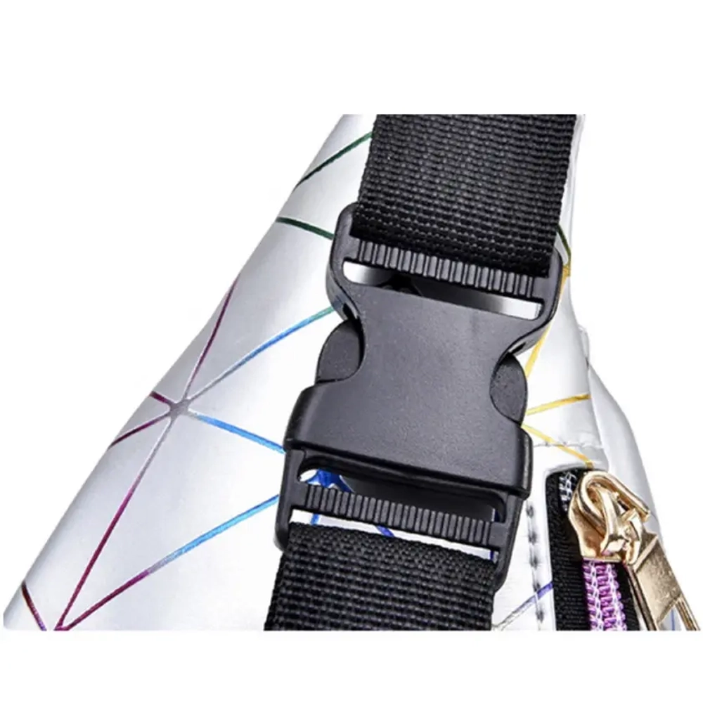 Сумка на пояс «Harizma», цвет серебро, 31*12 см