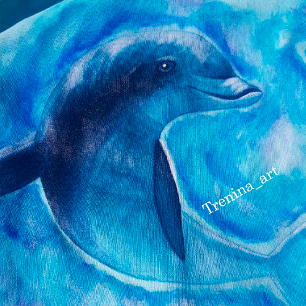 Краска по ткани и обуви, одежды акриловая «Июньское небо»