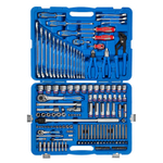 KING TONY (P7553MR03) Набор инструментов универсальный, 153 предмета, в комплекте фонарь налобный