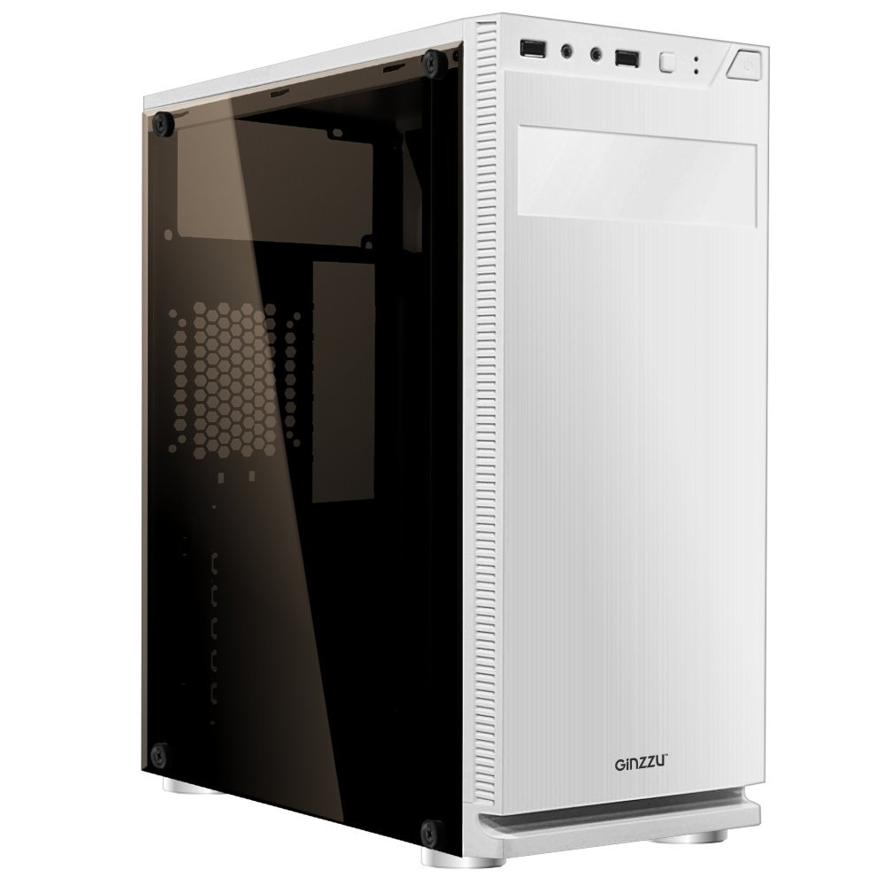 Корпус для компьютера Ginzzu A290 White Window