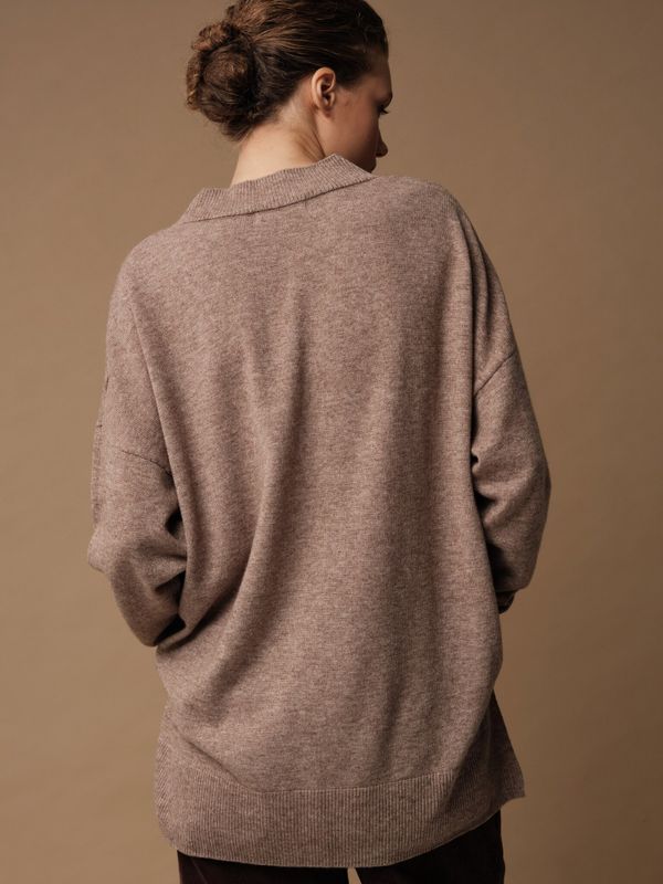 J0251-8006 Джемпер женский, темно-бежевый dbr