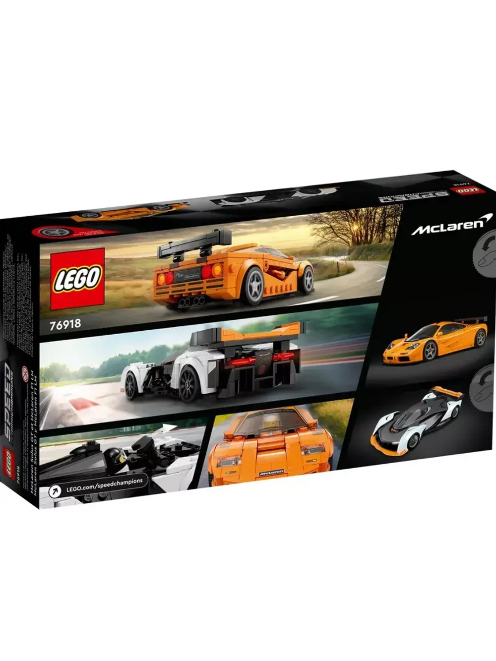 Лего 76918 McLaren Solus GT и F1 LM Lego Speed Champions