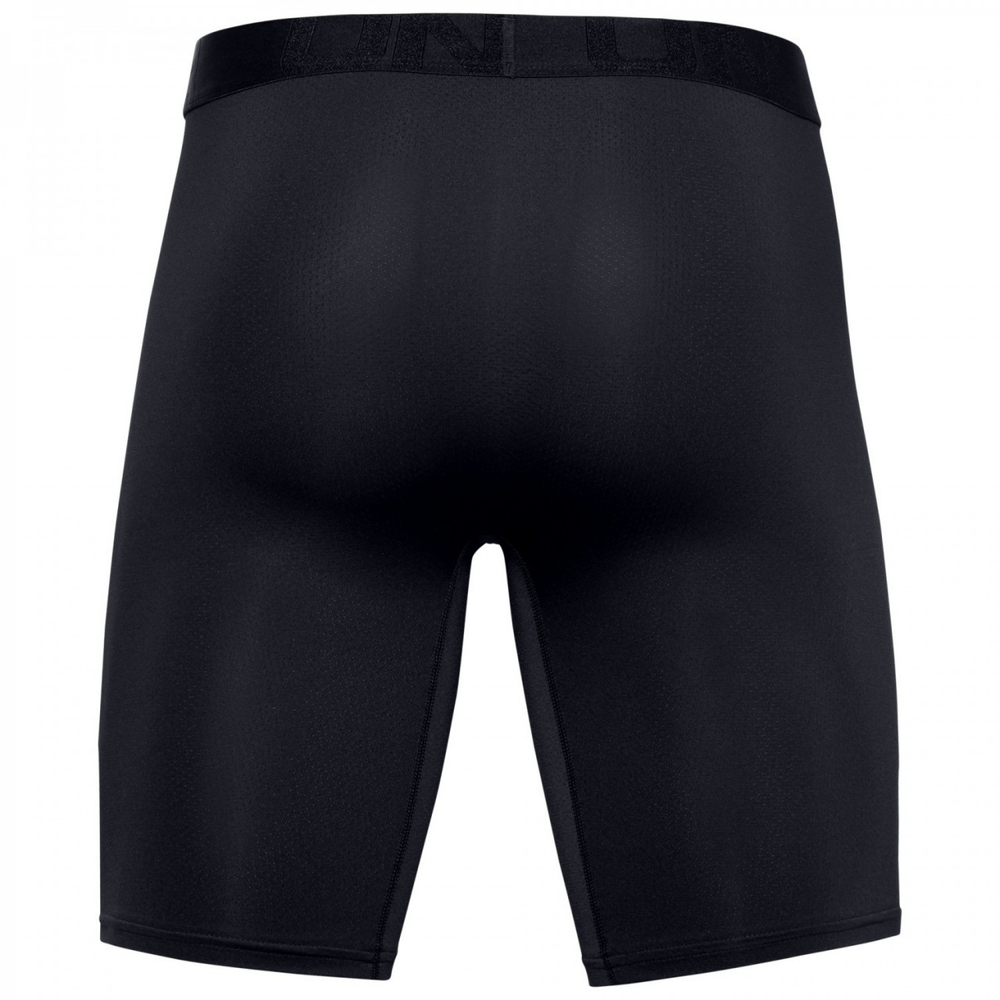 Мужские спортивные боксеры Under Armour Men's UA Tech Mesh 9in Boxerjock 2-Pack - черный