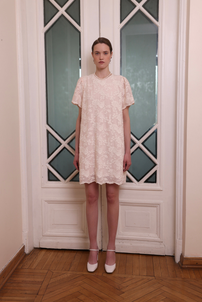 Платье "Нежность", нежно-розовый