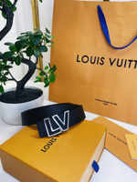 Louis Vuitton Двухсторонний кожаный ремень