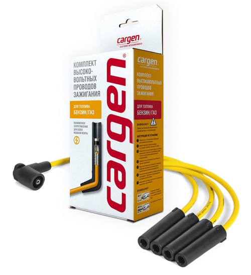 Провода зажигания высоковольтные Lada инжектор серии LPG и CNG OEM: 21903707080 (комплект).